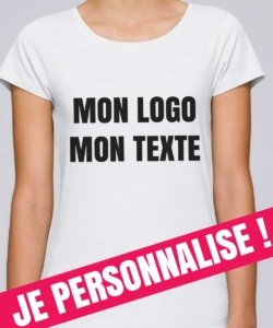 tee shirt personnalisé femme