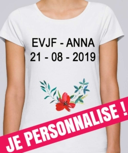 t shirt personnalisé femme EVJF t shirt personnalisé femme evjf
