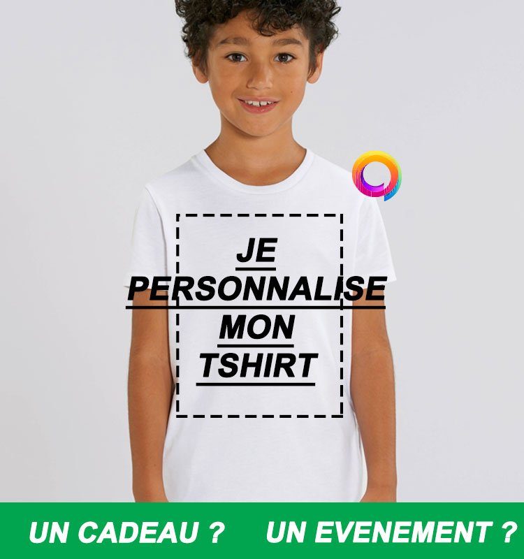 Bevestigen aan mate krans T-Shirt BIO Enfant - L'Atelier Textile