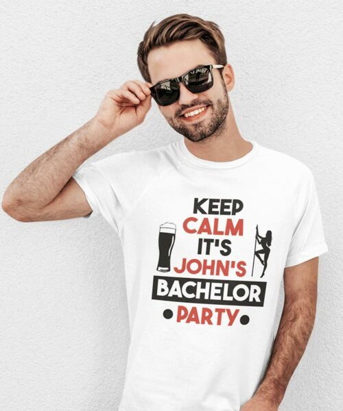 Tee-Shirt Keep Calm Bachelor