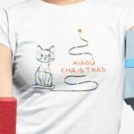Tee-shirt Chat Noël