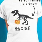 Tee-shirt-Halloween-Dinosaure