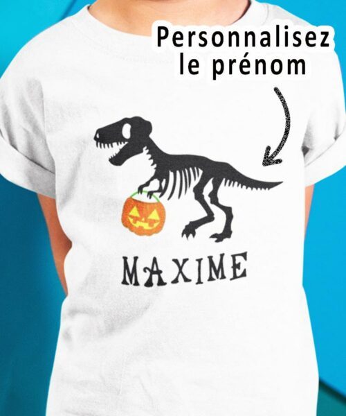 Tee-shirt-Halloween-Dinosaure