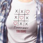 Tee-shirt-Lamourgagnetoujours-Femme1|Tee-shirt-Lamourgagnetoujours-Femme2