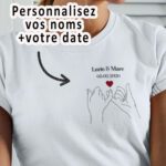 Tee-shirt - Petit doigt personnalise - Pour femme 1|Tee-shirt - Petit doigt personnalise - Pour femme 2