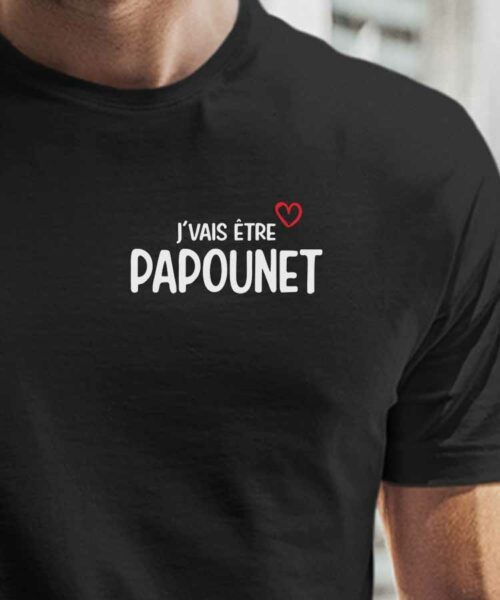 Tee-shirt-Noir-Jvais-etre-papounet-Pour-homme-2