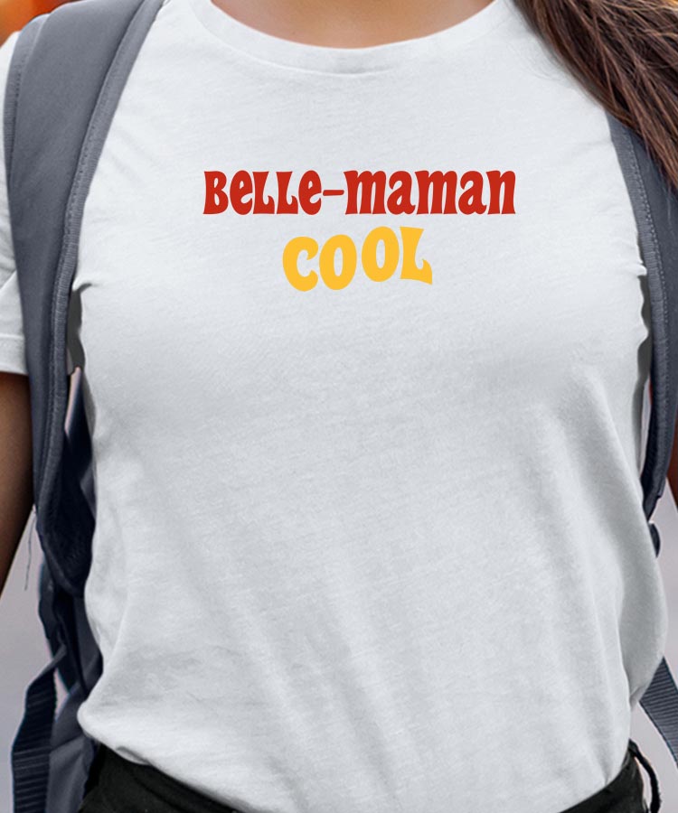 T-Shirt Blanc Belle-Maman cool disco Pour femme-1