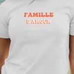 T-Shirt Blanc Famille d'amour Pour femme-1