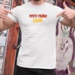T-Shirt Blanc Petit-Frère cool disco Pour homme-2