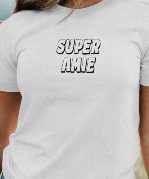 T-Shirt-Blanc-Super-Amie-Pour-femme-2
