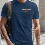 T-Shirt Bleu Marine Grand-Frère love Pour homme-2