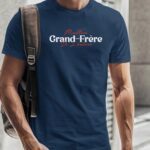 T-Shirt Bleu Marine Meilleur Grand-Frère de l'histoire Pour homme-2