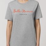 T-Shirt Gris Belle-Maman pour la vie Pour femme-2