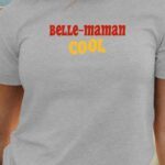T-Shirt Gris Belle-Maman cool disco Pour femme-1