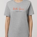 T-Shirt Gris Belle-Soeur pour la vie Pour femme-2