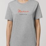 T-Shirt Gris Maman pour la vie Pour femme-2