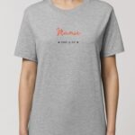 T-Shirt Gris Mamie pour la vie Pour femme-2
