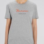 T-Shirt Gris Maminou pour la vie Pour femme-2