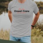 T-Shirt Gris Meilleur Grand-Frère de l'histoire Pour homme-2
