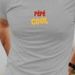T-Shirt Gris Pépé cool disco Pour homme-1