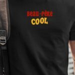 T-Shirt Noir Beau-Père cool disco Pour homme-1
