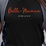 T-Shirt Noir Belle-Maman pour la vie Pour femme-1