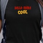 T-Shirt Noir Belle-Mère cool disco Pour femme-1