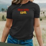 T-Shirt Noir Belle-Soeur cool disco Pour femme-2