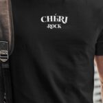 T-Shirt Noir Chéri rock Pour homme-1