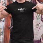T-Shirt Noir Daddy rock Pour homme-2