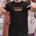 T-Shirt Noir Famille d'amour Pour homme-2