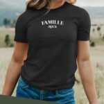 T-Shirt Noir Famille rock Pour femme-2