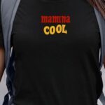 T-Shirt Noir Mamina cool disco Pour femme-1