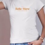 Tee-shirt - Blanc - Belle-Mère la 8ième merveille du monde VF Pour femme-2.jpg