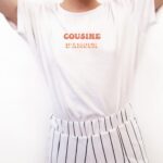 Tee-shirt - Blanc - Cousine d'amour funky Pour femme-2