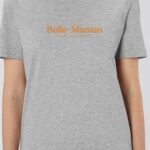 Tee-shirt - Gris - Belle-Maman la 8ième merveille du monde VF Pour femme-2.jpg