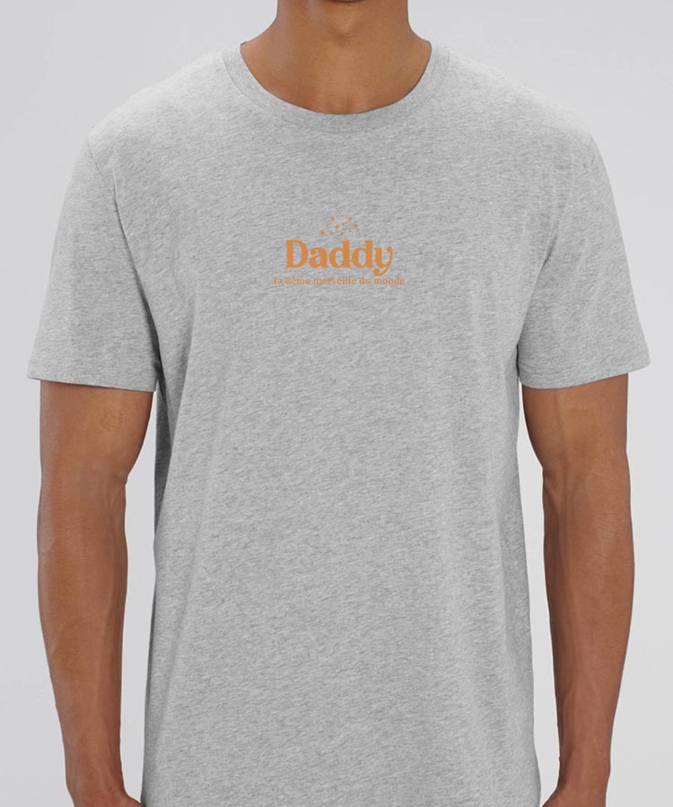 Tee-shirt - Gris - Daddy la 8ième merveille du monde VF Pour homme-1.jpg