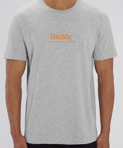 Tee-shirt - Gris - Daddy la 8ième merveille du monde VF Pour homme-2.jpg