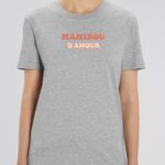 Tee-shirt - Gris - Maminou d'amour funky Pour femme-2
