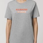 Tee-shirt - Gris - Manoune d'amour funky Pour femme-2