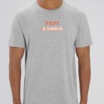 Tee-shirt - Gris - Papy d'amour funky Pour homme-2