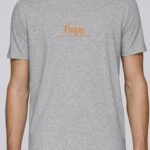 Tee-shirt - Gris - Papy la 8ième merveille du monde VF Pour homme-2