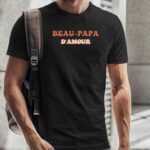 Tee-shirt - Noir - Beau-Papa d'amour funky Pour homme-2