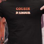 Tee-shirt - Noir - Cousin d'amour funky Pour homme-1