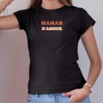 Tee-shirt - Noir - Maman d'amour funky Pour femme-2