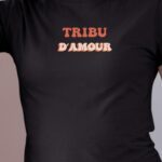 Tee-shirt - Noir - Tribu d'amour funky Pour femme-1