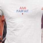 T-Shirt Blanc Ami parfait Pour homme-1