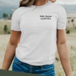 T-Shirt Blanc Belle-Maman Louve lune coeur Pour femme-2