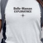 T-Shirt Blanc Belle-Maman exploratrice Pour femme-1