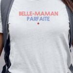 T-Shirt Blanc Belle-Maman parfaite Pour femme-1